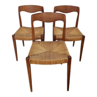 Set 3 chaises danoises