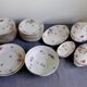 Antique table service in Limoges porcelain by F. Legrand, period A.