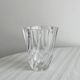 vase en verre épais torsadé.