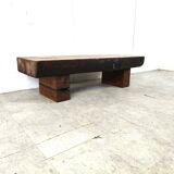 Rectangular brutalist coffee table, 1950s