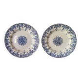 Flat plates made of ironstone KG Luneville