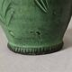 Jug, vase, vintage green ceramic