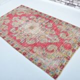 Oushak Geometric Vintage Carpet sku 3132