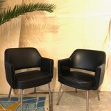 Pair of Deauville armchairs by Marc Simon for Airborne