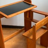 Bureau pliant en pin