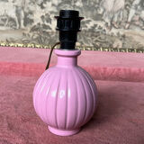 Pink ceramic lamp foot