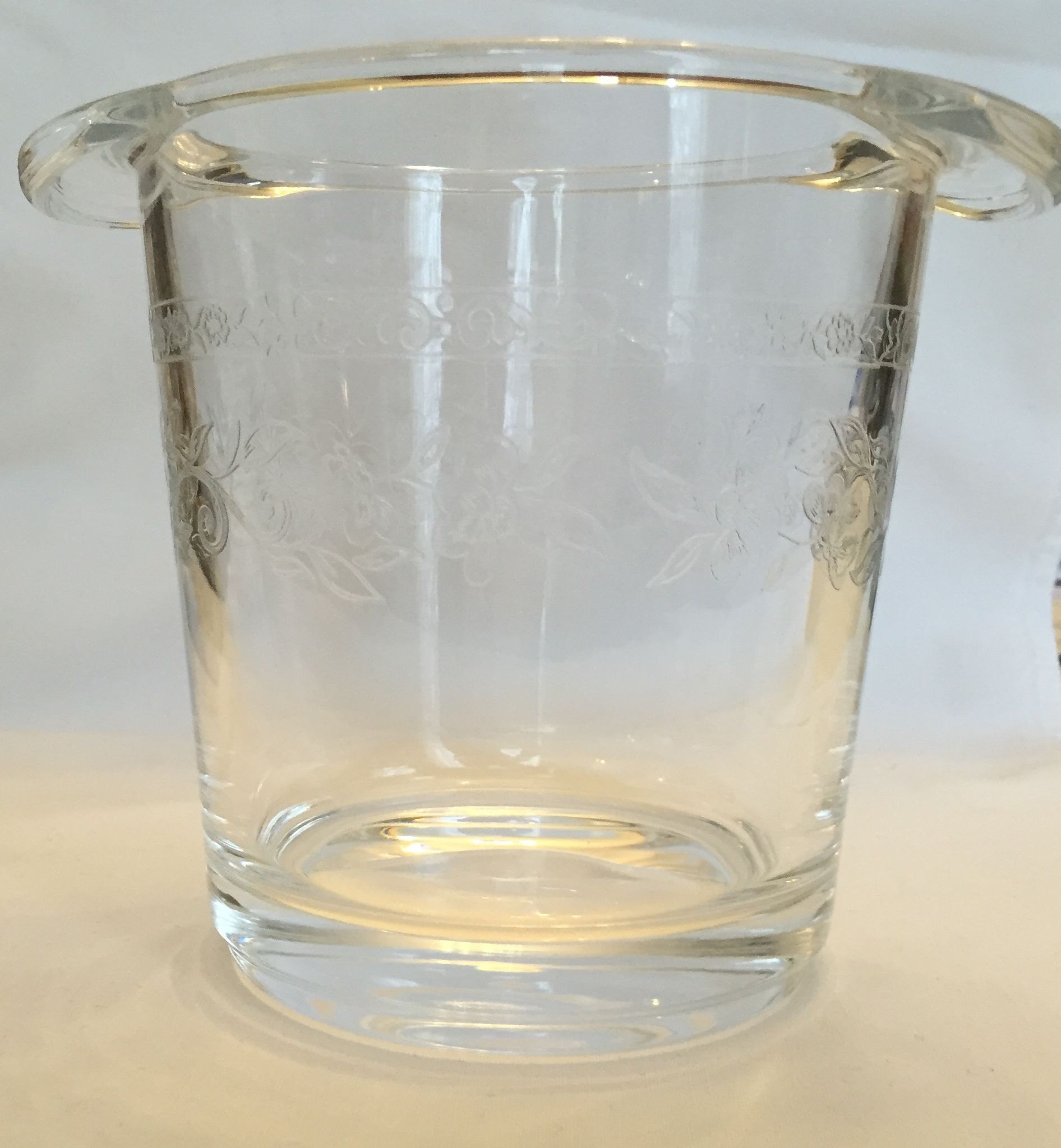 Seau à glace en cristal