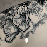 Six hollow plates Terre de Fer