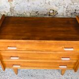 Oak chest of drawers, Scandinavian style, circa 60