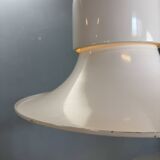 White 'Campana' hanging lamp by Joe Colombo for Stilnovo, Italy 1970s