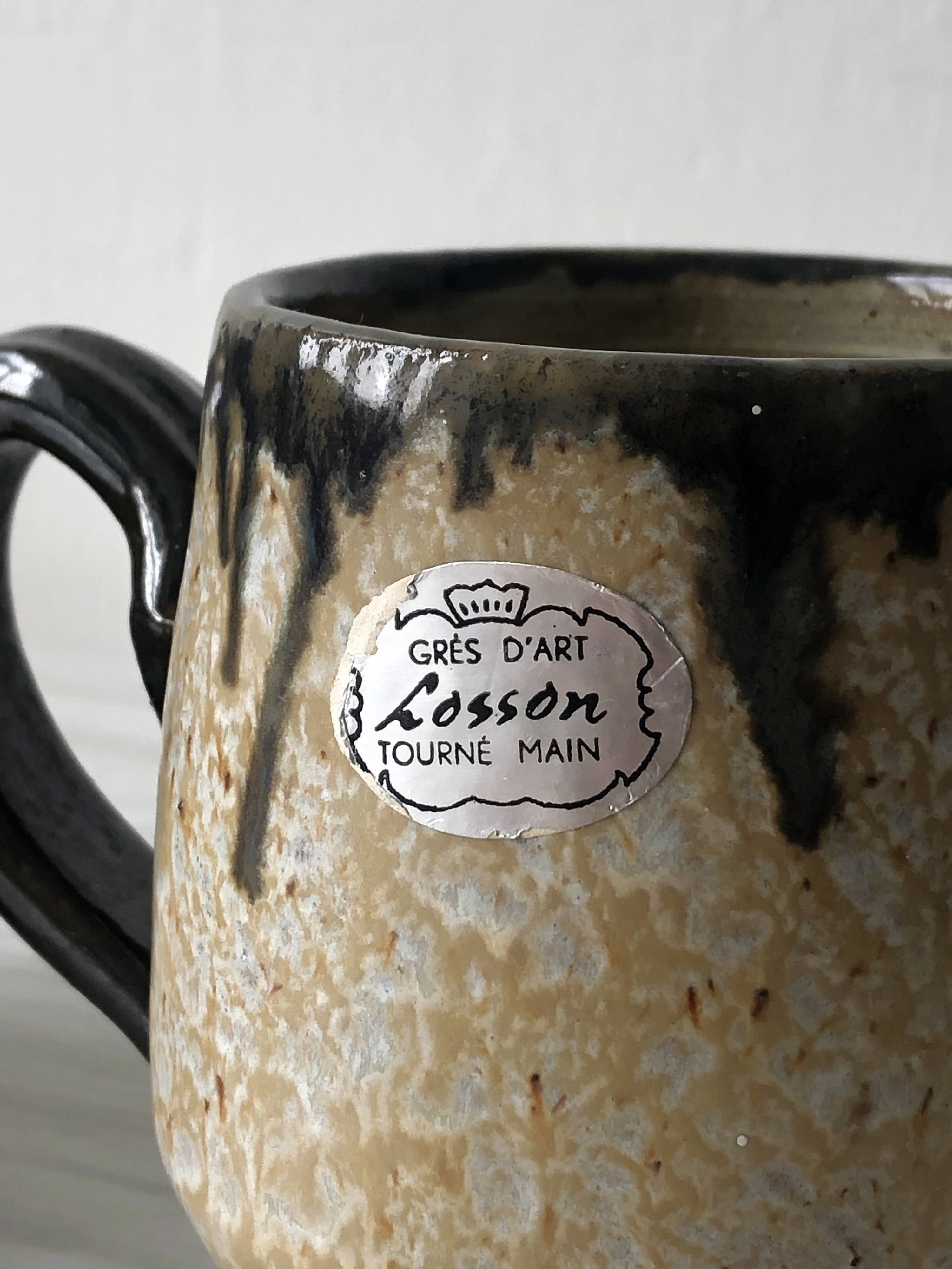 2 steins - mugs in real Losson stoneware