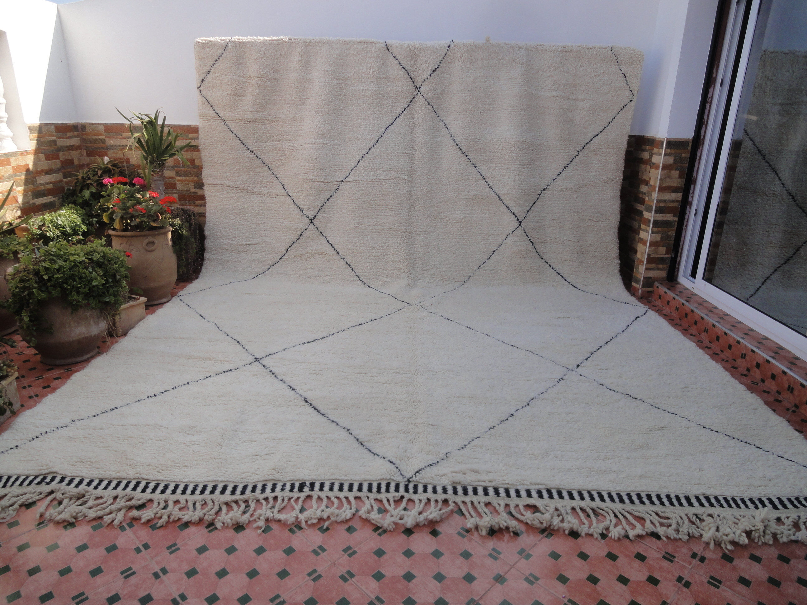 Carpet beni ourain 415 x 312 cm