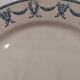 Set of 7 iron earth flat plates u&c sarreguemines and digoin