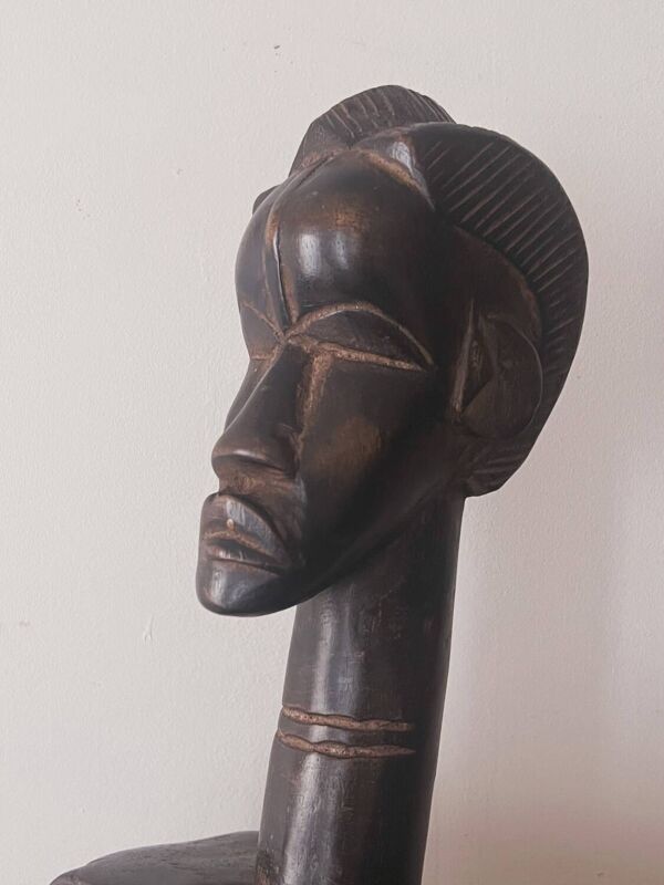 Grand jeu Awale Baoule en bois (Burkina Faso)