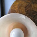 Bedside lamp in alabaster or vintage pink onyx