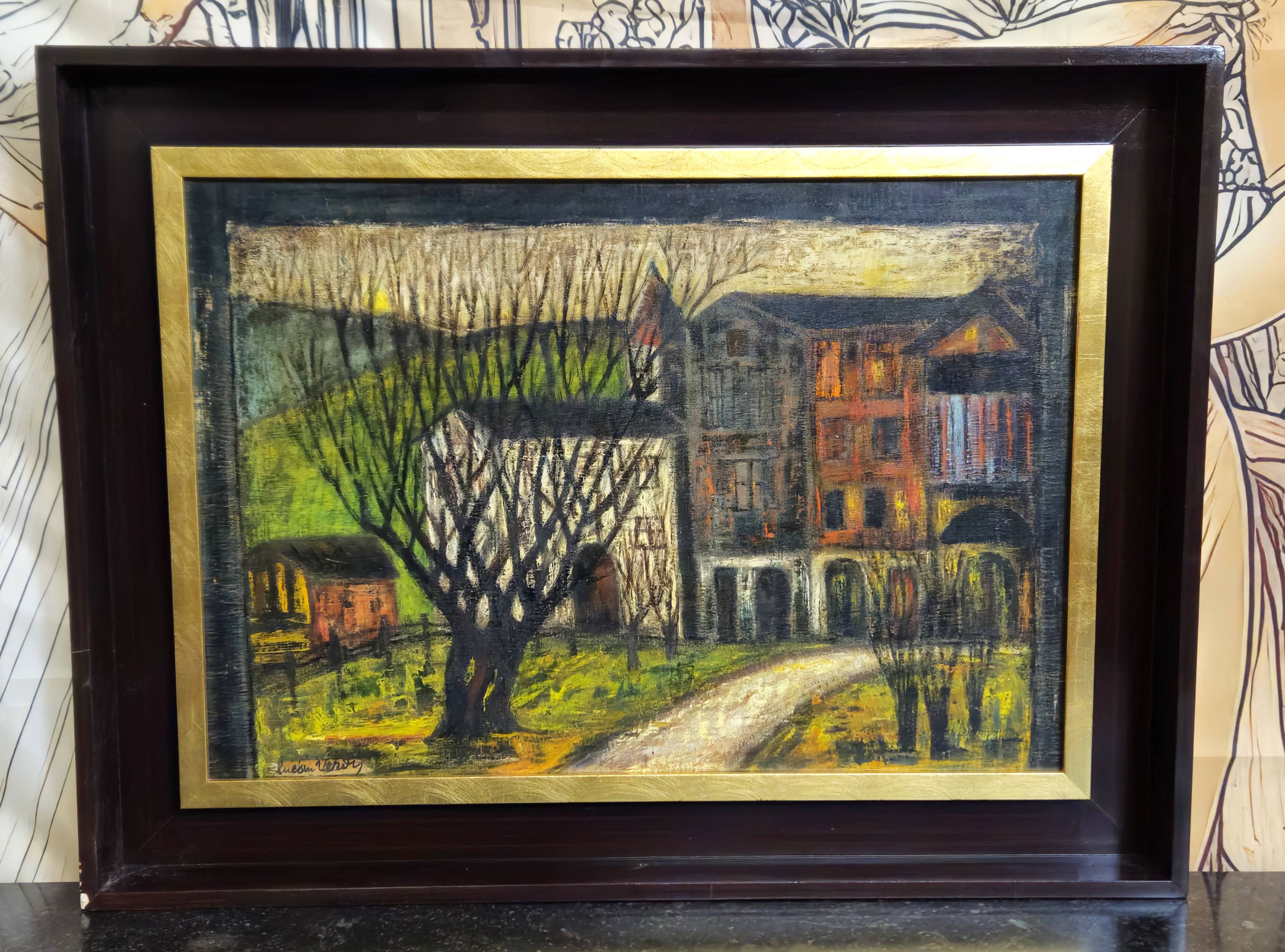 Lucien verdi title: the sage – val d'hérens (switzerland) oil on panel