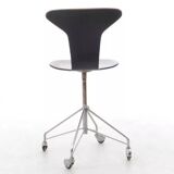 Munkegaard Scandinavian chair on wheels, or Swivel chair.