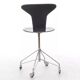 Munkegaard Scandinavian chair on wheels, or Swivel chair.