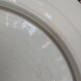 6 flat earthenware plates by Gien