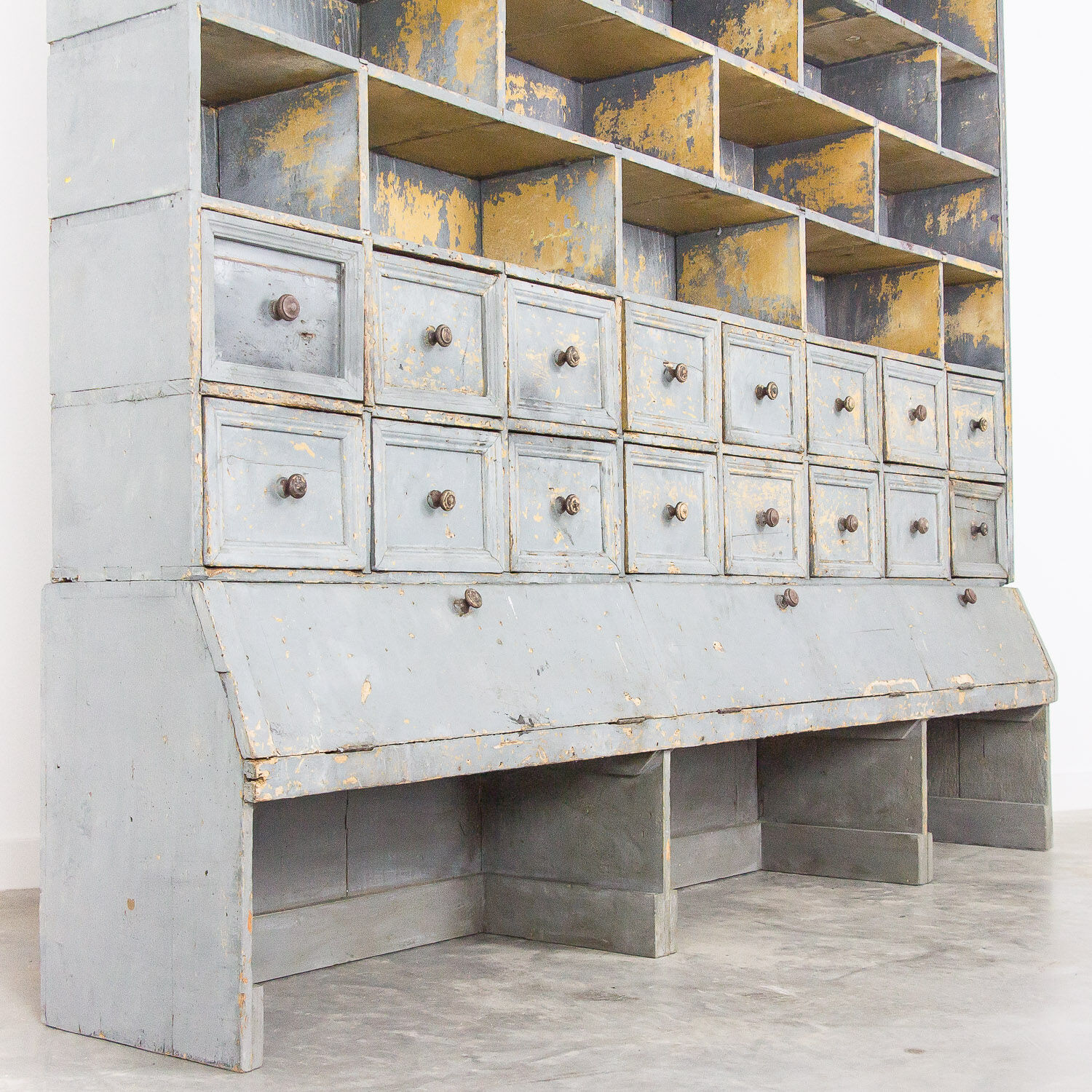 Big antique workplace cabinet