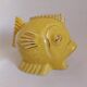 Fish vintage ceramic piggy bank 50's