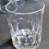 6 Baccarat whiskey tumblers – ½ strong crystal - Art Nouveau