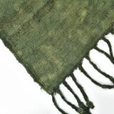 Tapis uni vert kaki esprit naturel bohème, 169x224 cm