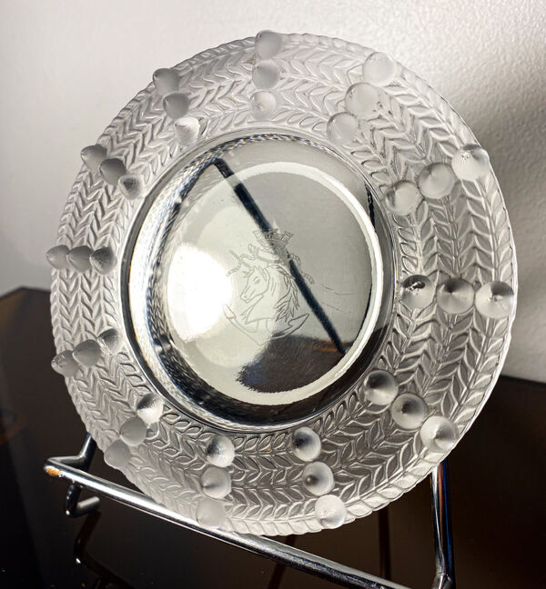 Cendrier Lalique Jamaïque non signé