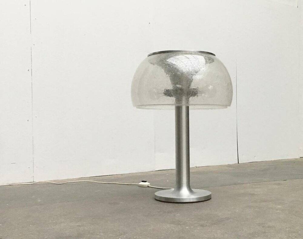 Swiss mid-century space age mushroom floor lamp by Temde, 1960s.