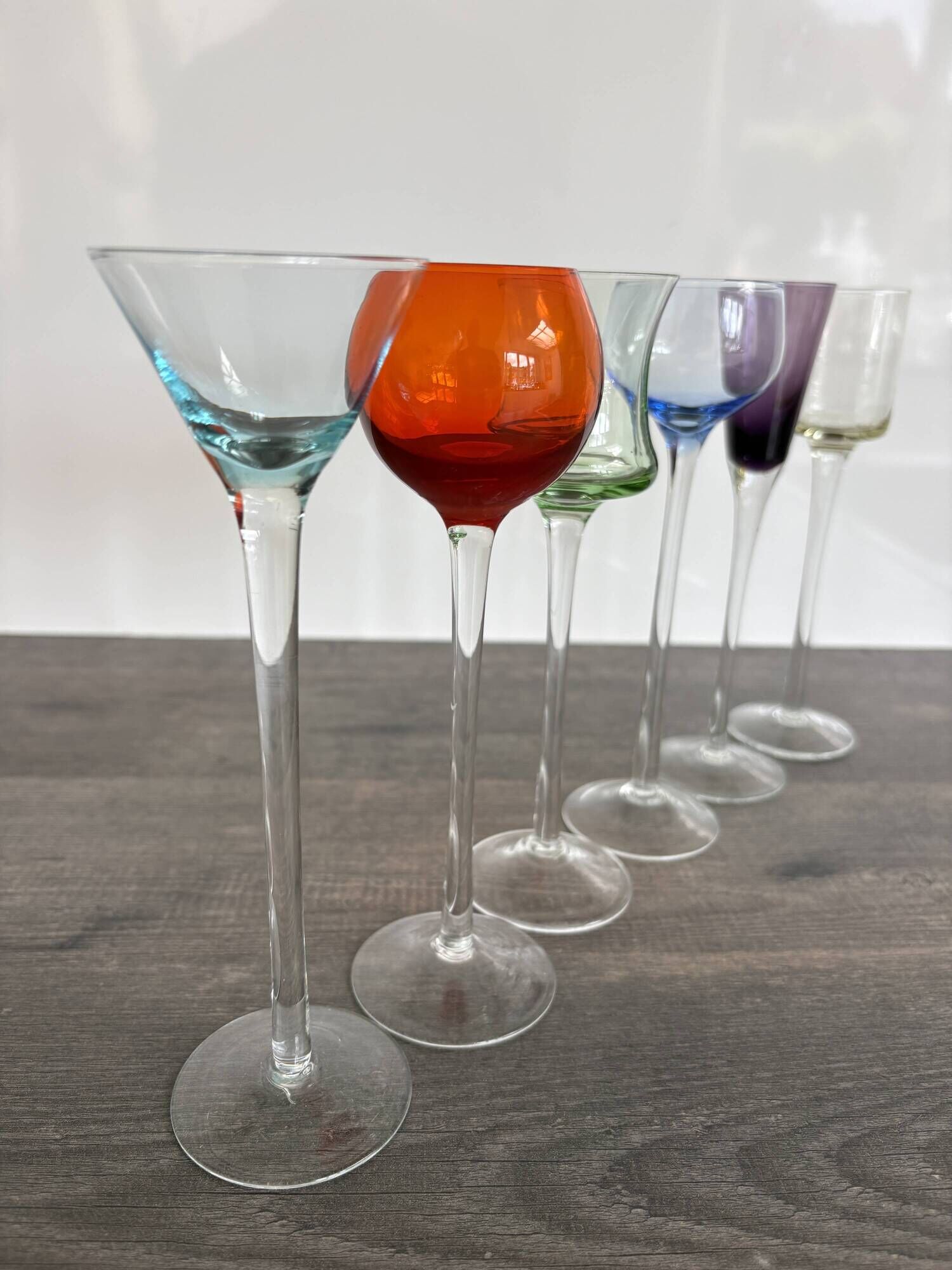Lot de 6 Verres à Liqueur / Digestif Vintage Design