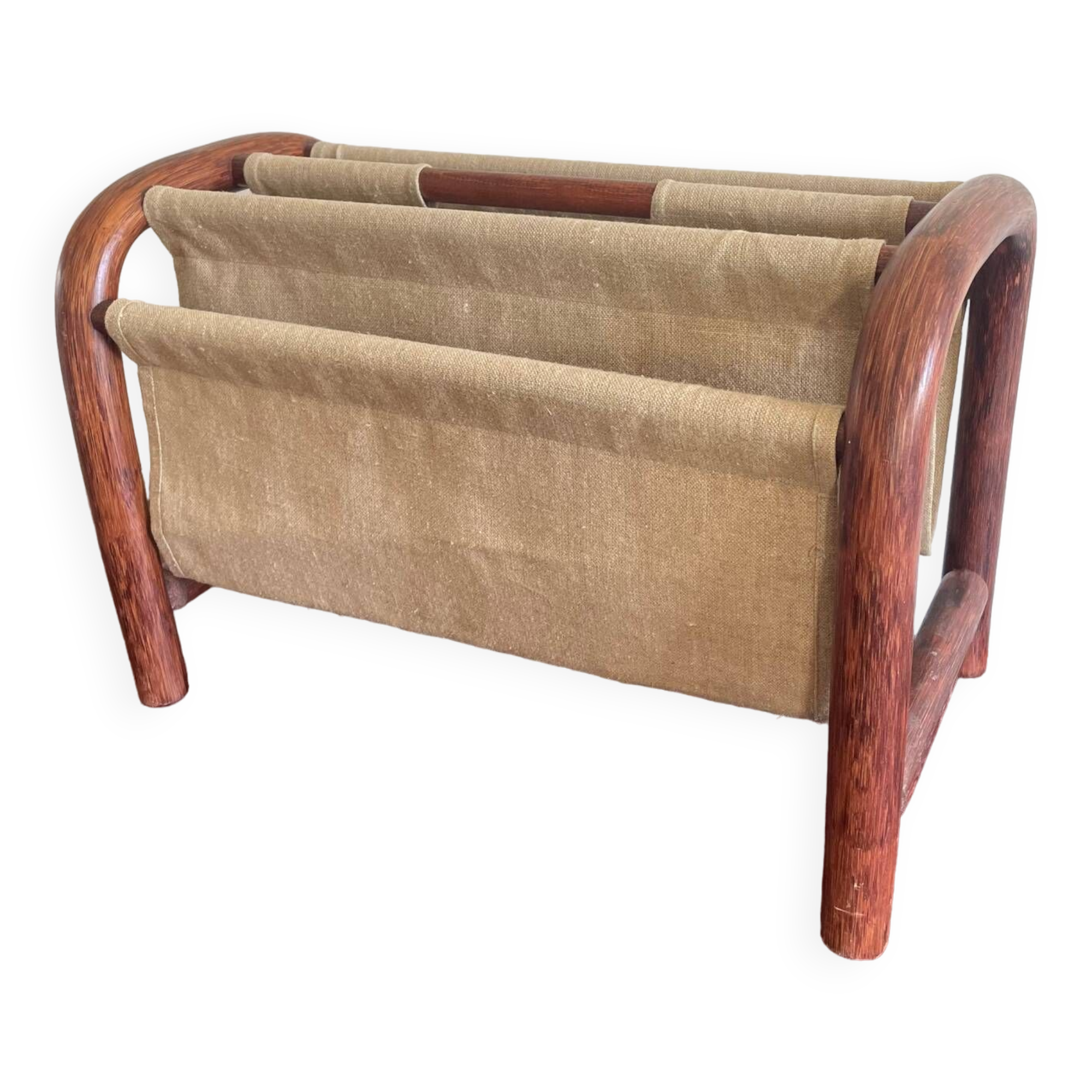 Vintage Wooden Newspaper Stand
