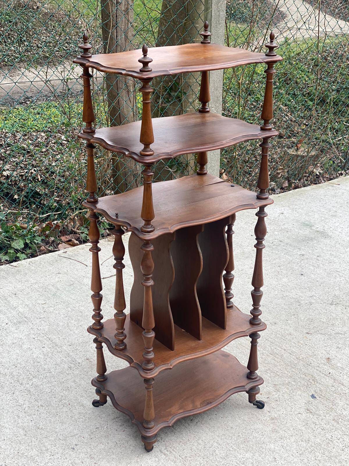 Large music rack, scores, early 20th century, Napoleon III