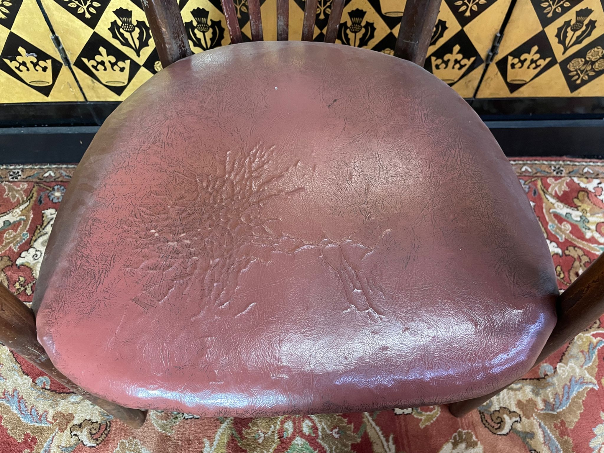 Fauteuil de bureau en bois courbé « Japy Frères »
