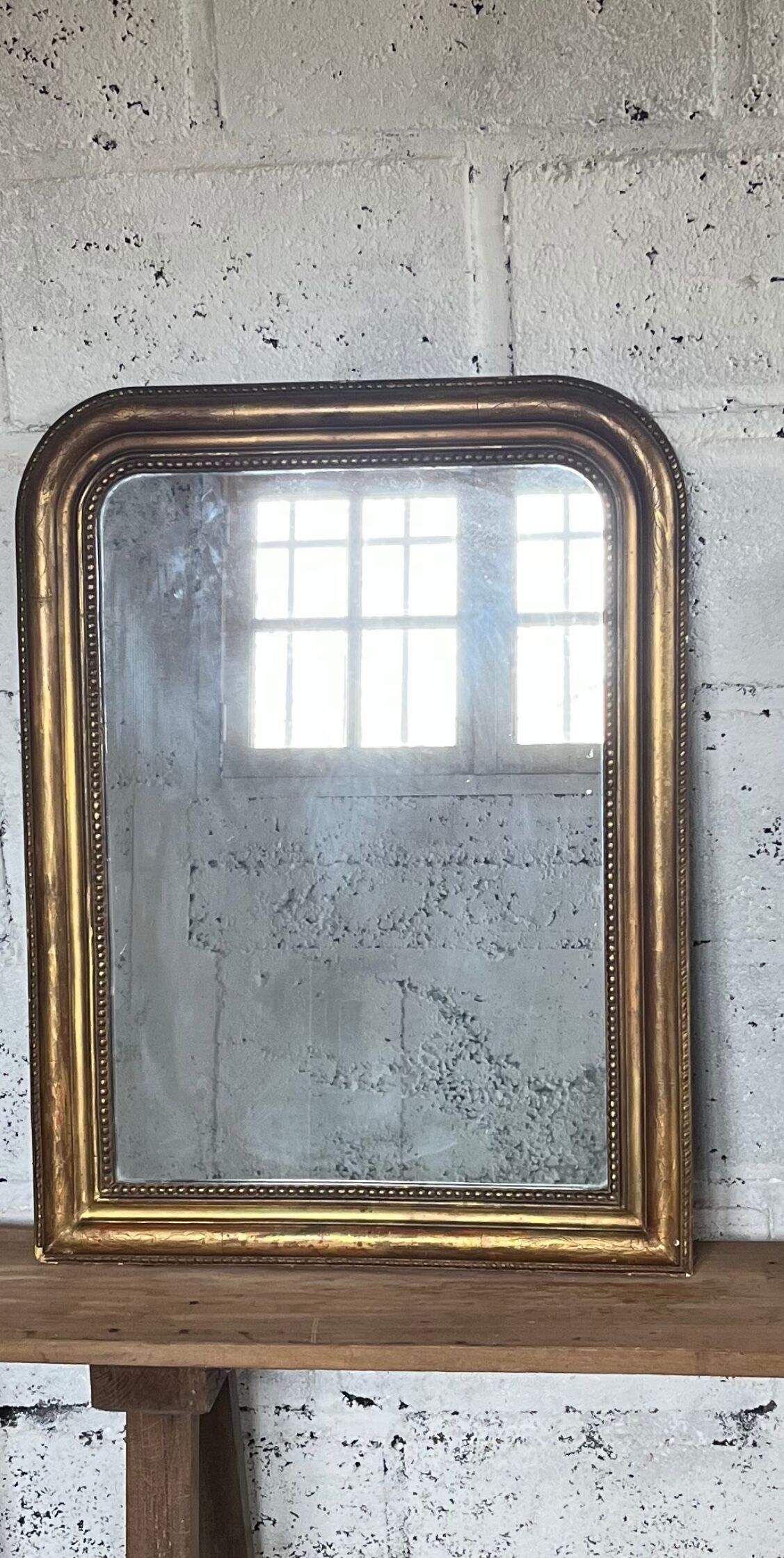 Mirror Louis Philippe old classic beaded