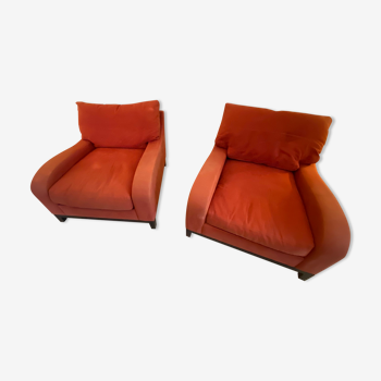 Lot de deux fauteuils ´NABAB’ par Christian Liaigre