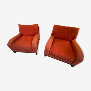 Set of two armchairs ́NABAB' by Christian Liaigre