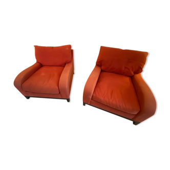 Set of two armchairs ́NABAB' by Christian Liaigre