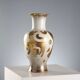 Vintage porcelain vase Morbelli Arte, Italy, 20th century