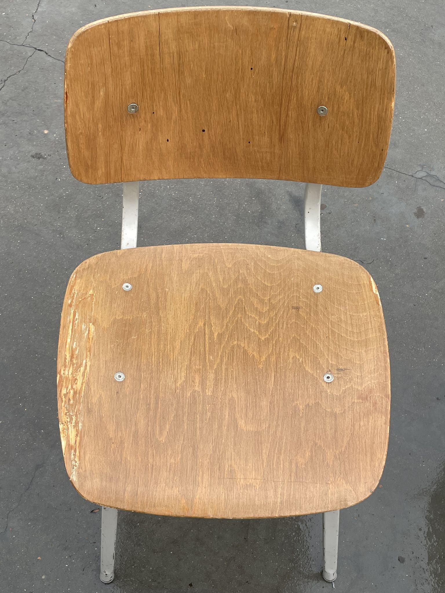 Set of 4 first edition Revolt chairs, Friso Kramer for Ahrend de Cirkel