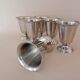 Sorbet spoons in stainless steel by Guy Degrenne