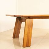 "Sapporo" walnut table by Mario Marenco for Mobil Girgi 70's