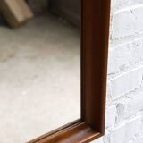 Miroir vintage danois en teck, années 1960