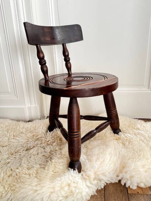 1 brutalist chair by Charles Dudouyt