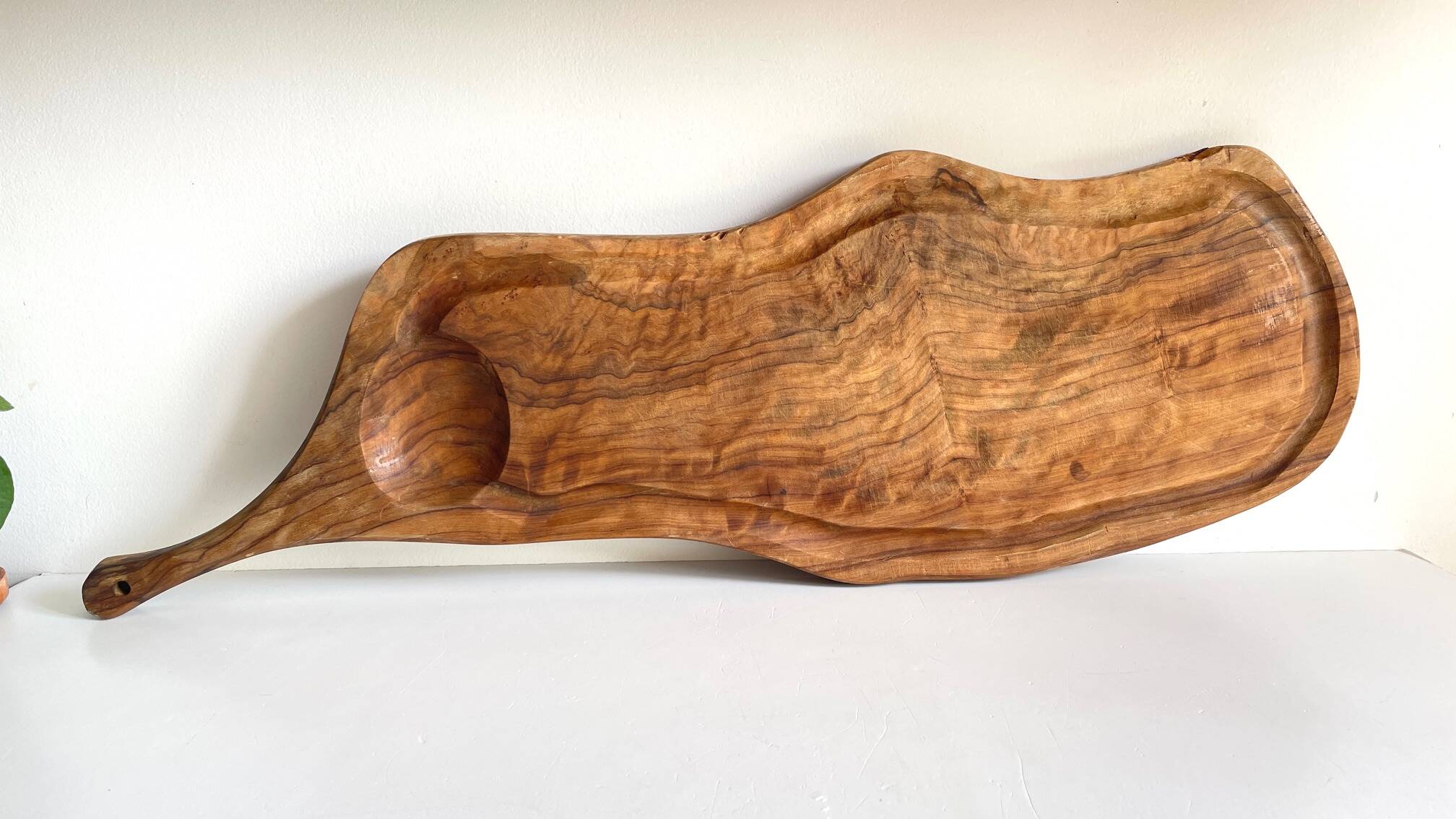 XL Vintage Olive Wood Cutting Board