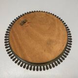 Miroir mural en laiton par Vereinigte Werkstätten, 1950