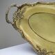 Large empty pocket bowl, antique rockwork, gilded metal, Louis XV style.
