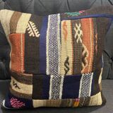 Handwoven Patchwork Pillow Case