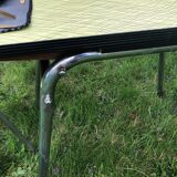 Yellow Formica table and chairs