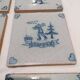 Old 18th century Delft tiles set of 8