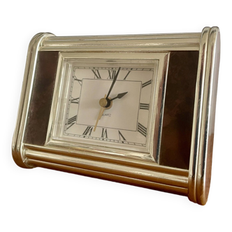 Art Deco travel alarm clock